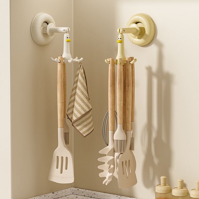 Kitchen Gadgets Under 100 - Crochet rotatif poulpe à ventouse de