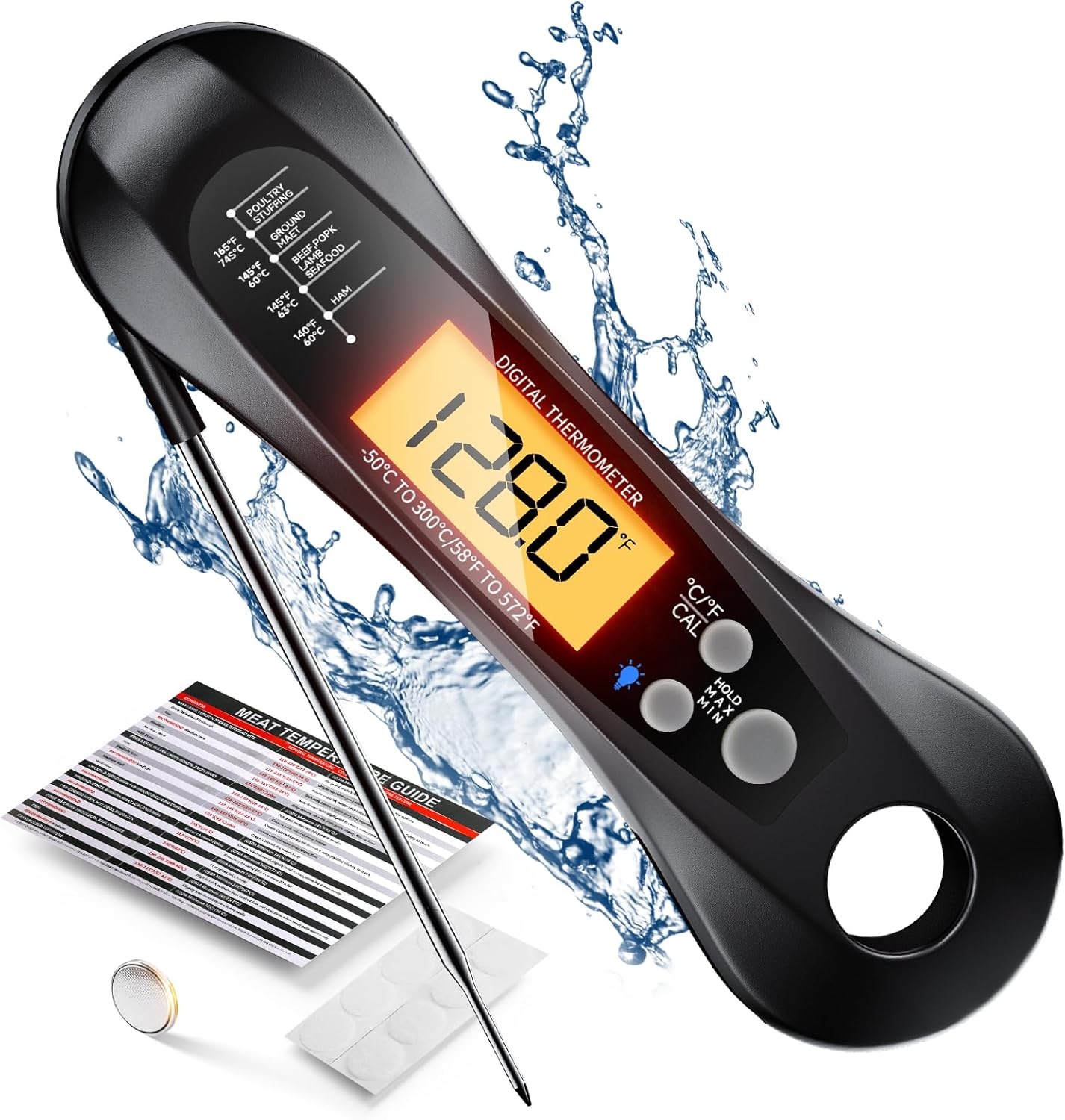 Meat Thermometer - Thermomètre à viande numérique à lecture