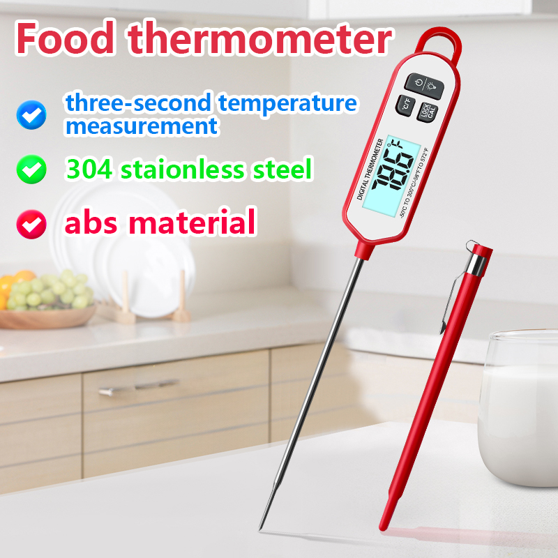 Meat Thermometer - Thermomètre à viande numérique, affichage rétroéclairé
