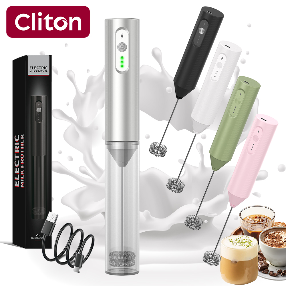 Milk Frother - Mousseur à lait électrique rechargeable USB-C