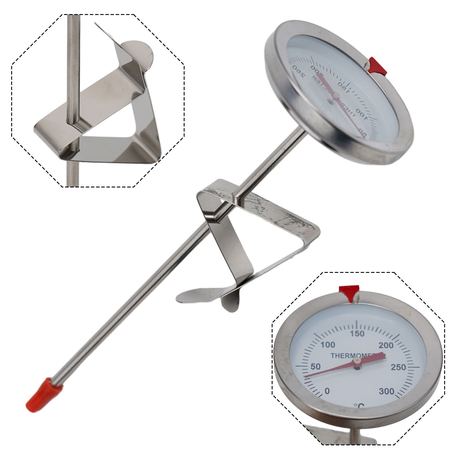 Kitchen Gadgets And Equipment - Thermomètre à sonde en acier inoxydable,