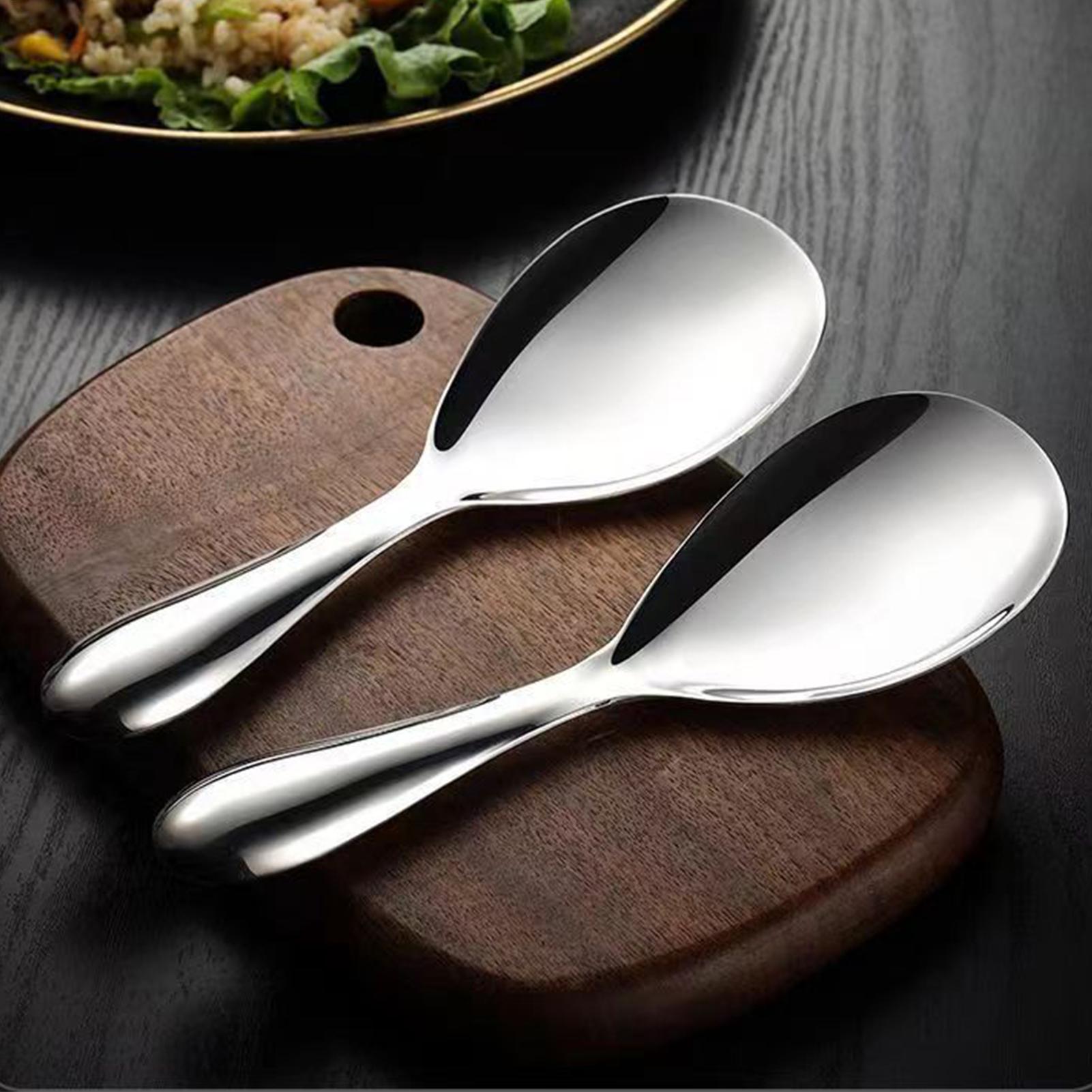 Kitchen Gadgets Under 100 - Cuillère à riz en acier inoxydable,