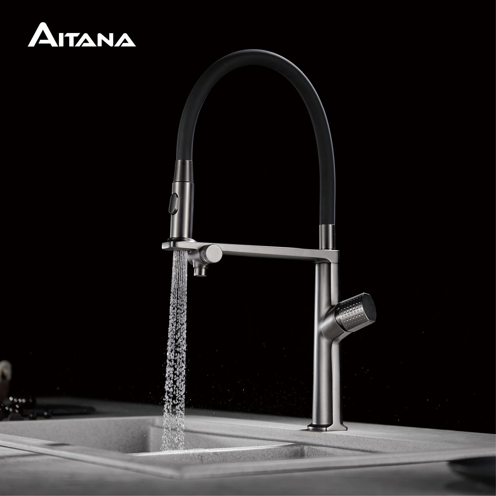 Kitchen Gadgets Luxury - Robinet de cuisine de luxe gris