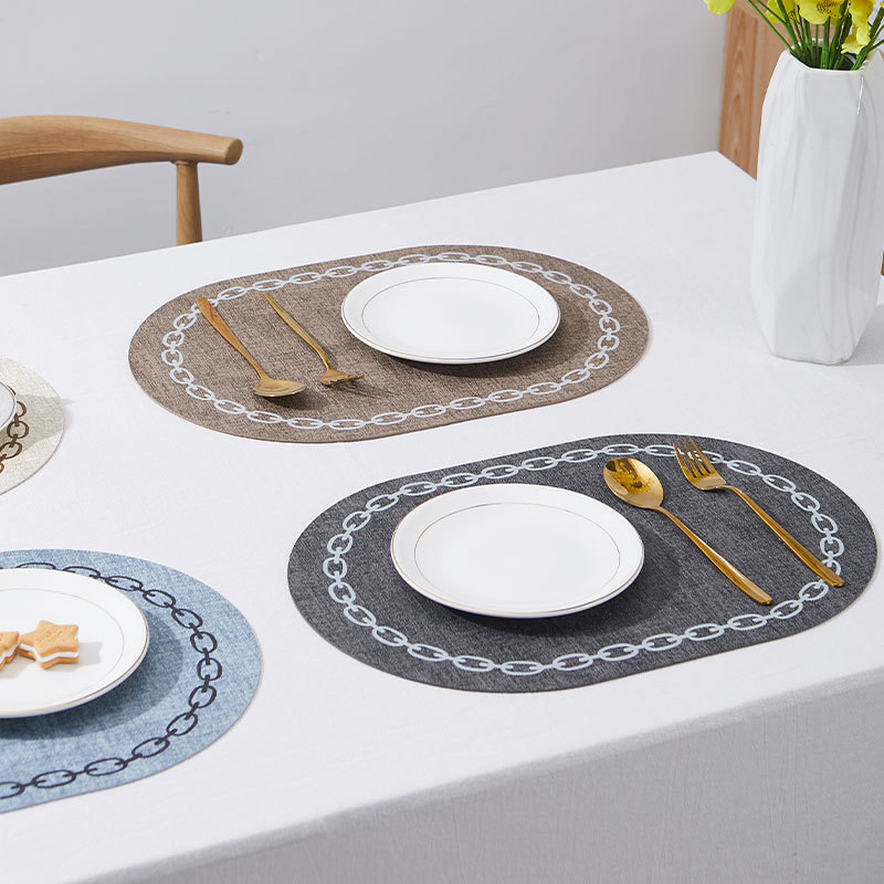 Napperon de Table ovale en Fau - Kitchen Gadgets Luxury avis et prix