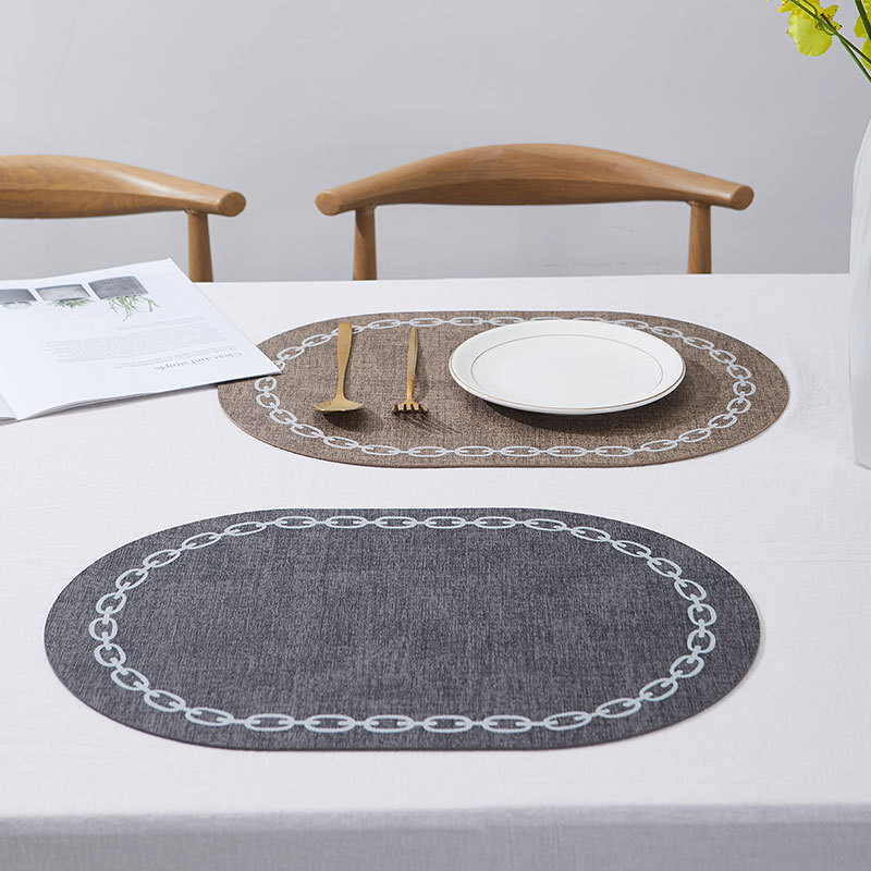 Napperon de Table ovale en Fau - Kitchen Gadgets Luxury avis et prix
