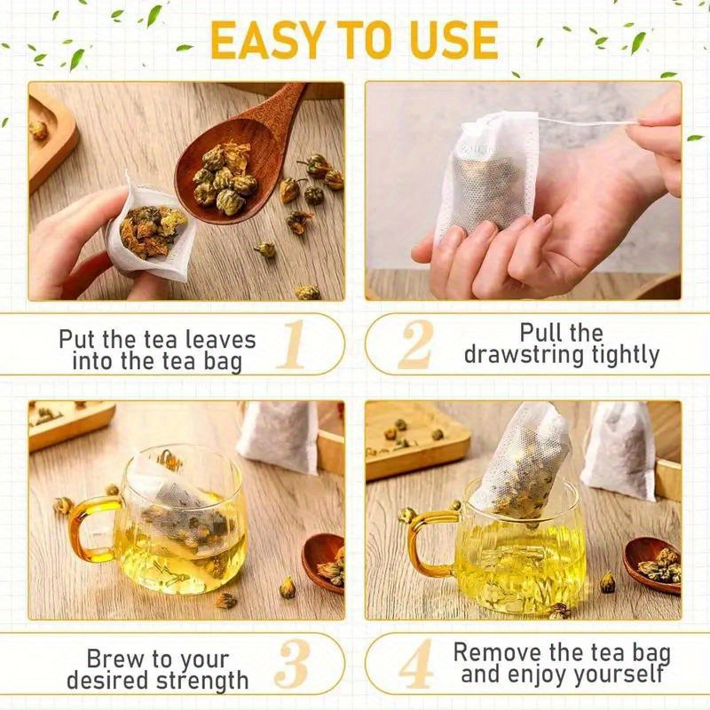 100 pièces sachets de thé jeta - Kitchen Room Gadgets avis et prix