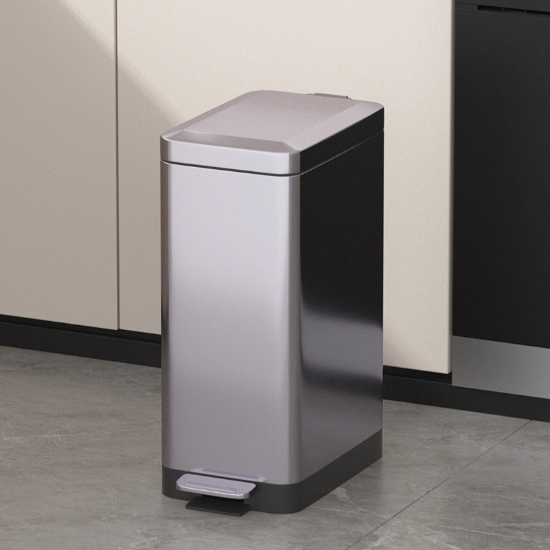 Poubelle de luxe en acier inox - Kitchen Gadgets Luxury avis et prix