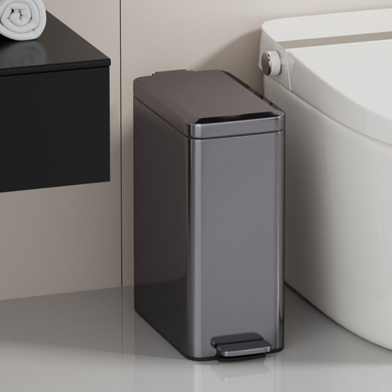 Poubelle de luxe en acier inox - Kitchen Gadgets Luxury avis et prix