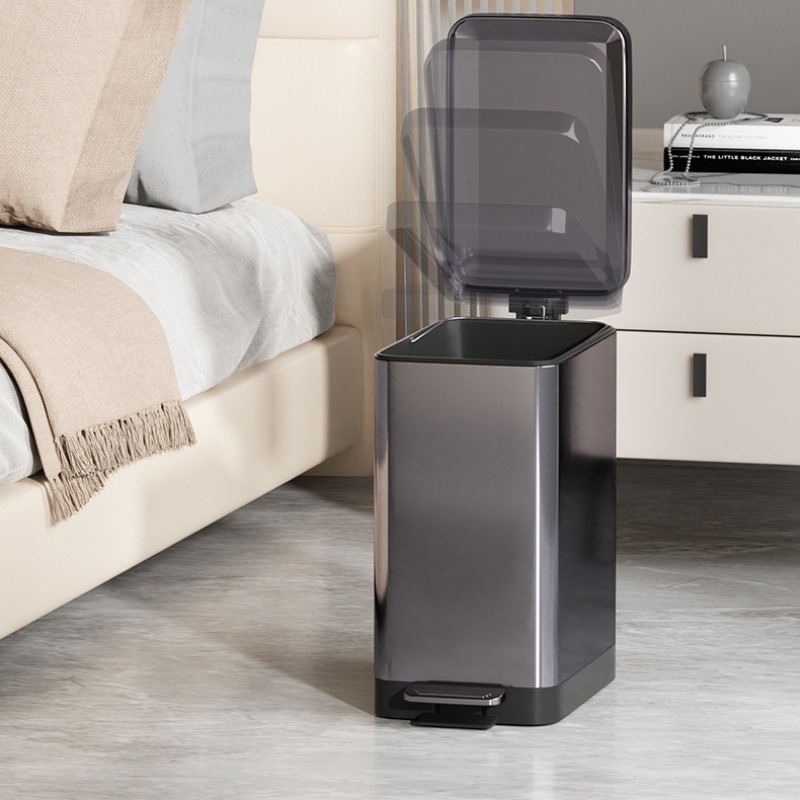 Poubelle de luxe en acier inox - Kitchen Gadgets Luxury avis et prix