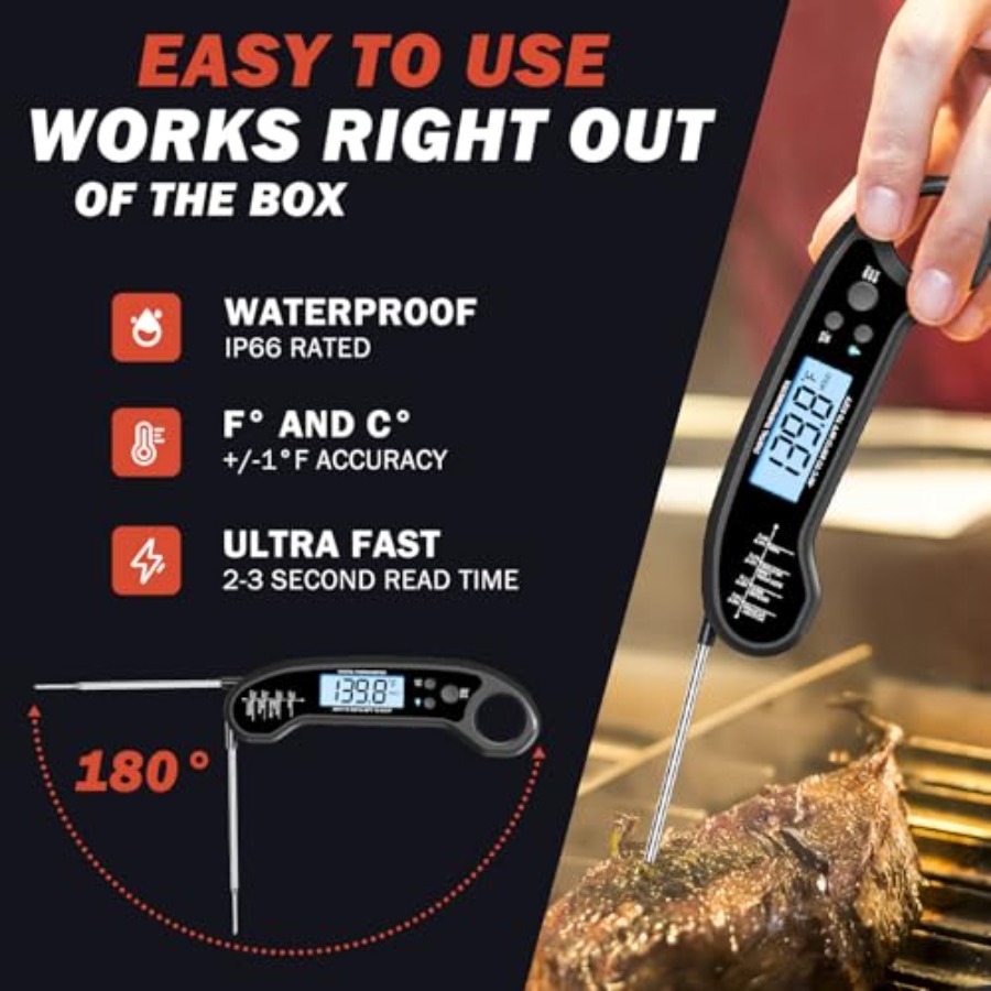 Thermomètre à viande numérique - Meat Thermometer avis et prix