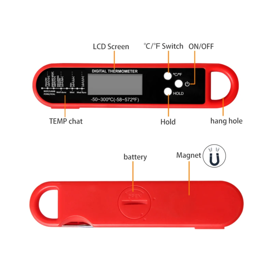 Thermomètre à viande professio - Meat Thermometer avis et prix