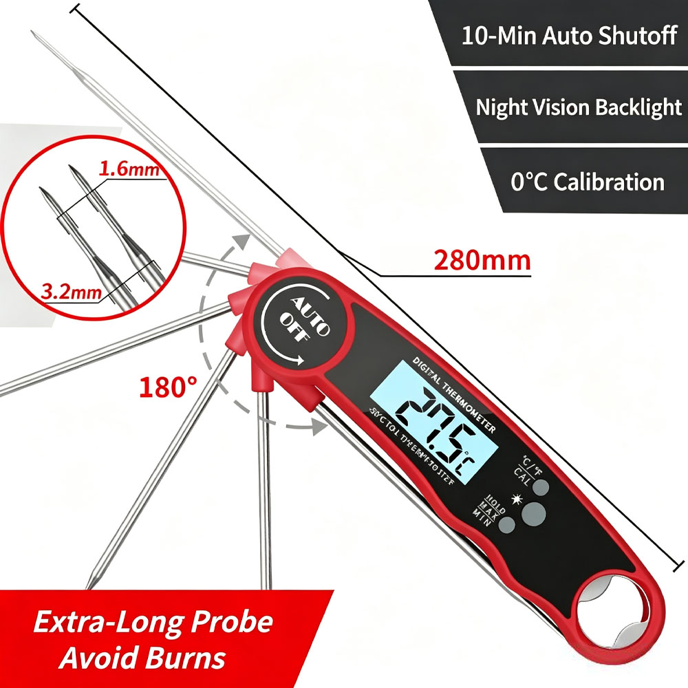 Thermomètre à viande numérique - Meat Thermometer avis et prix