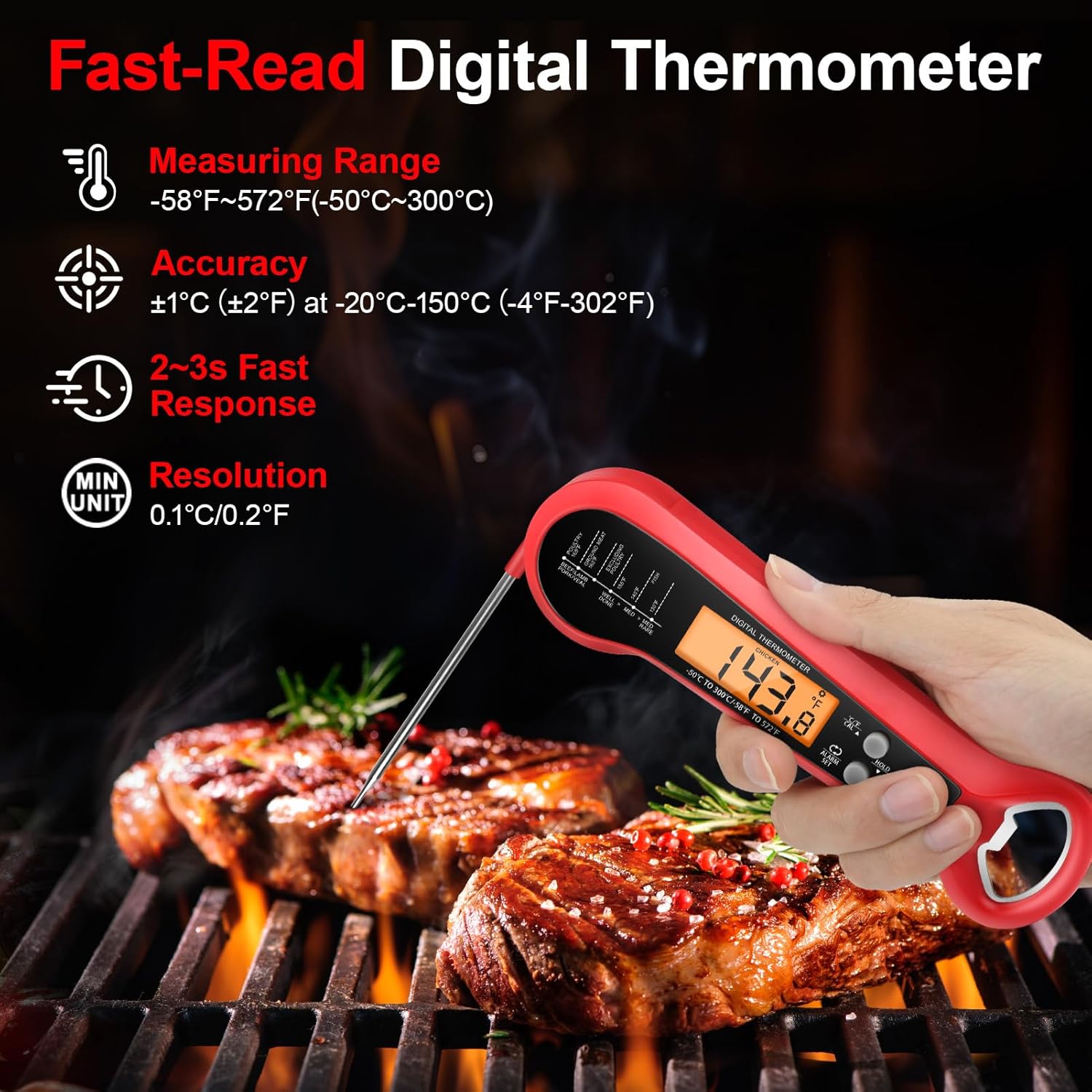 Thermomètre à viande professio - Meat Thermometer avis et prix