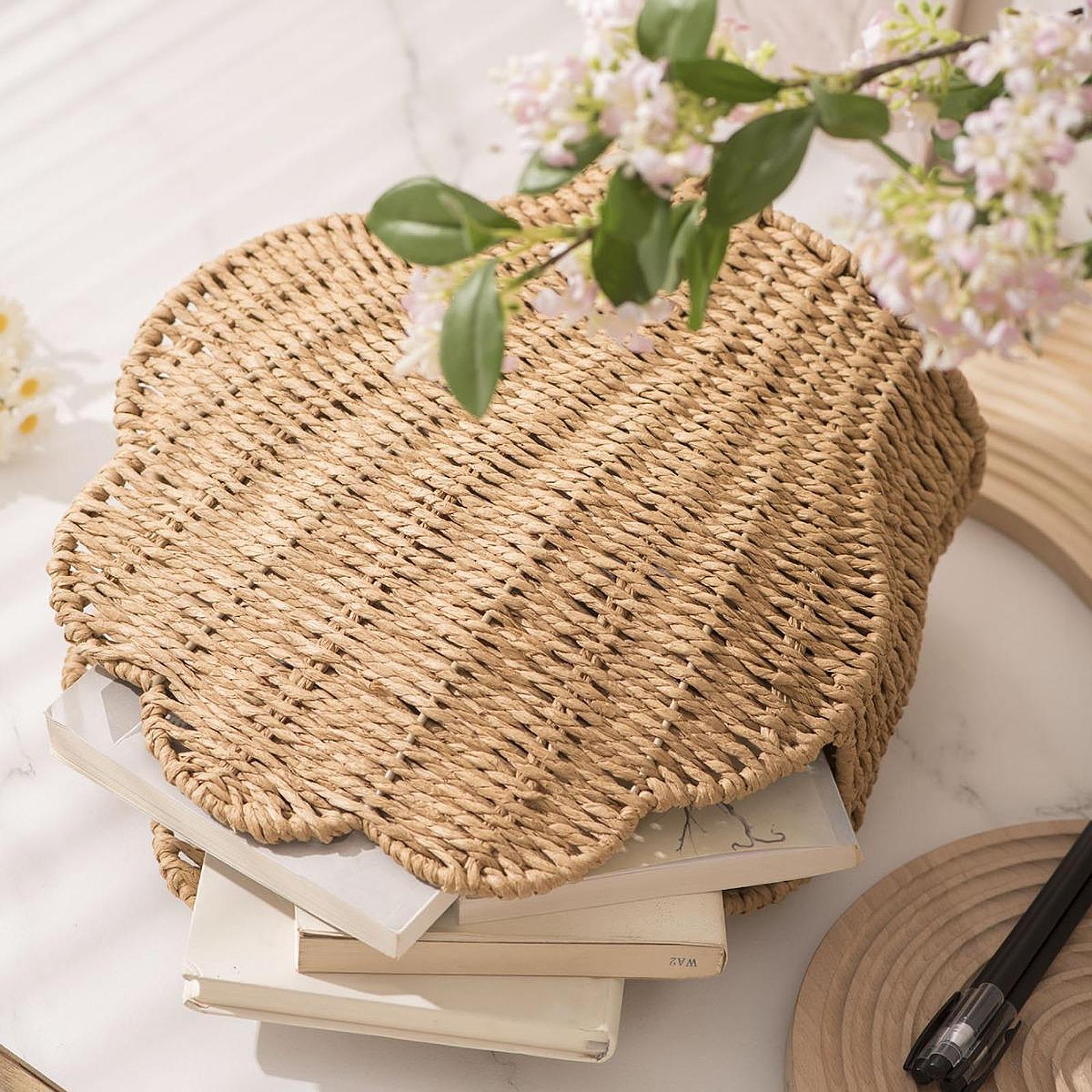 Panier de rangement tissé à fa - Kitchen Room Gadgets avis et prix